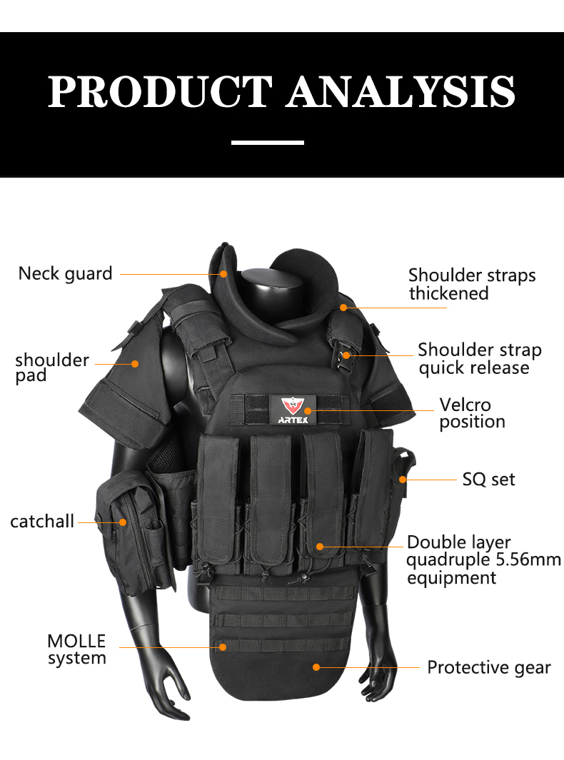 Full protective tactical vest