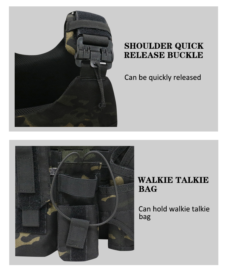 Quick release vest