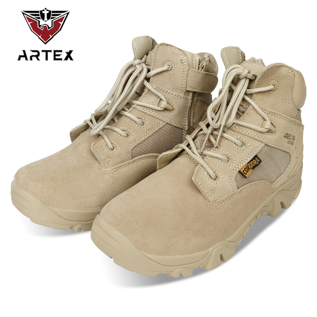 Artex New Manufacturers Supply Men's Outdoor Combat Boots Delta Military Boots Desert Boots Support Wholesale