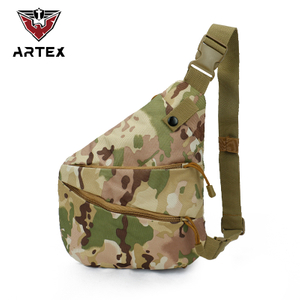 Artex New Outdoor Camouflage Riding Mountaineering Bag Lightweight Single Shoulder Left Crossbody Bag Digital Storage Bag Waterproof Shoulder Bag