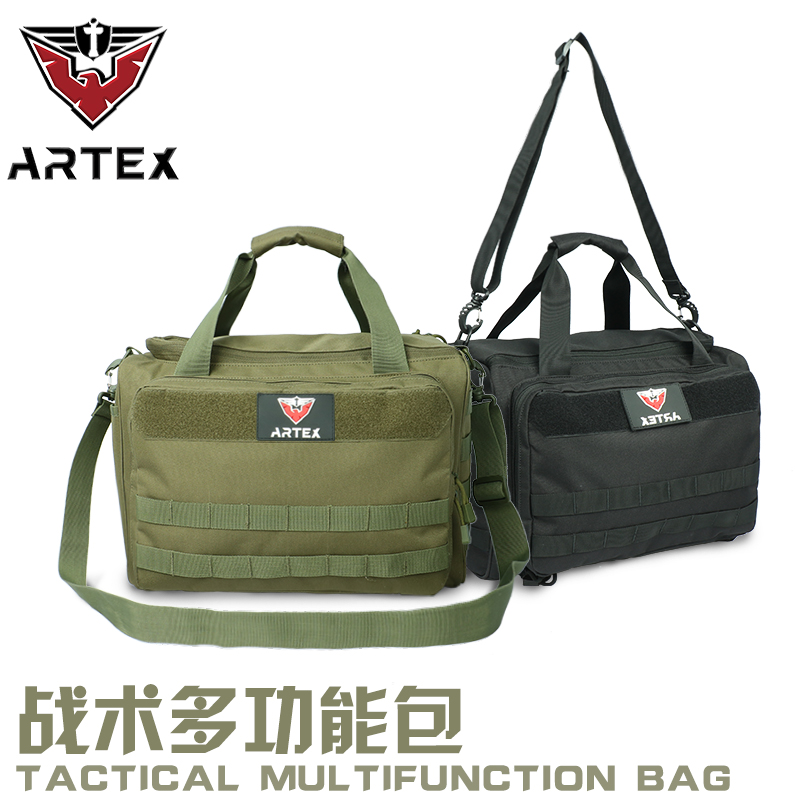 Artex 600D Tactical Gun Bag Outdoor Pistol Bag Waterproof Tote Sports Shoulder Multifunctional Camouflage Storage Bag