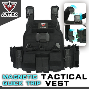 Artex 1000D Nylon NWholesale Quick Release Resistant Combat Tactical Vest Plates Carrier Vest Military Bulletproof Vest Tactical Vest