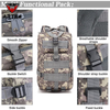 Customize Tactical Backpack for Men - Small Army Backpack Military Rucksack 30L EDC Molle Bag