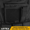 Artex Hot Selling Product Army Style Combat Molle System Black Military Airsoft Swat Tactical Bulletproof Vest