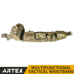 Artex1000d Polyester Multi-Functional Military and Army Tactical Belt Multifunctional Tactical Padded Belt