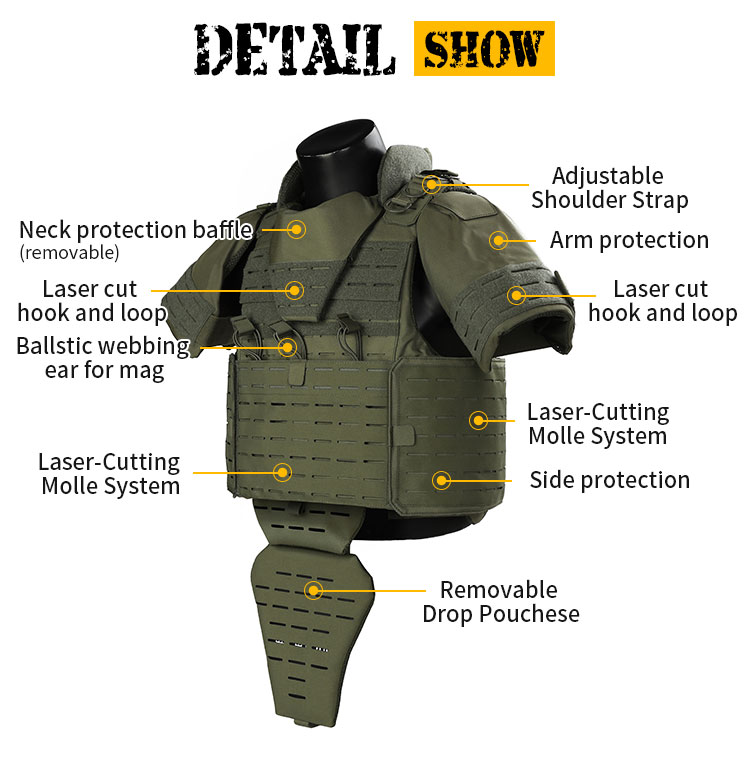 Full Military Bulletproof vest