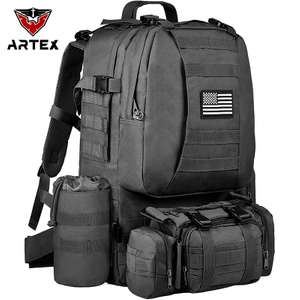 Military Tactical Backpack Molle Bag Army Assault Pack Detachable Rucksack