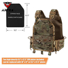 Tactical Airsoft Vest Adjustable & Lightweight Laser-Cutting Modular Paintball Vest with Quick Release Cummerbund OEM