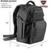 Artex Military Backpack, Large 3 Day Tactical Backpack for Men Work Camping Army Molle Assault Pack Utility Bug Out Bag 45L