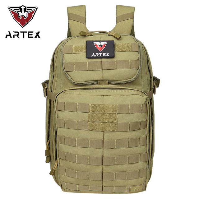 Artex Tactical Backpack Outdoor Hiking Bag Load Reduction Large Capacity Waterproof Breathable Oxford Cloth Backpack Military Fan Bag