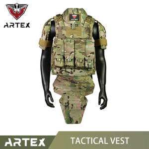 Artex Military Protective Camouflage Tactical Vest Full Protection 1000D Nylon Molle Camo Plate Carrier Combat Chalecos Tactical Vest Armor Vest