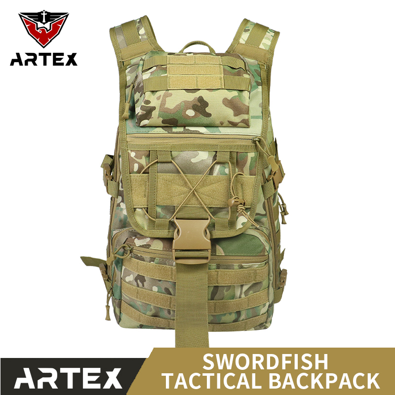 2023 High Quality Outdoor Trekking Fan Backpack Mountaineering Camouflage Bag Militarytravel Backpack X7 Swordfish Tactical Backpack
